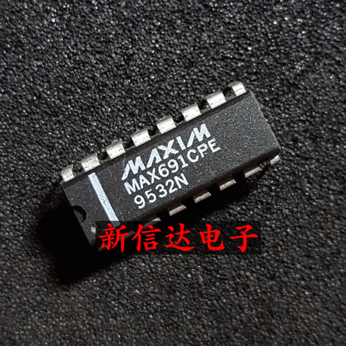 MAX691CPE    原码进口IC  自家现货测试好 【直插DIP16】