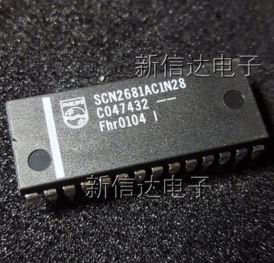 SCC/SCN2681AC1N28  原码进口芯片 自家现货测试好 【直插DIP28】