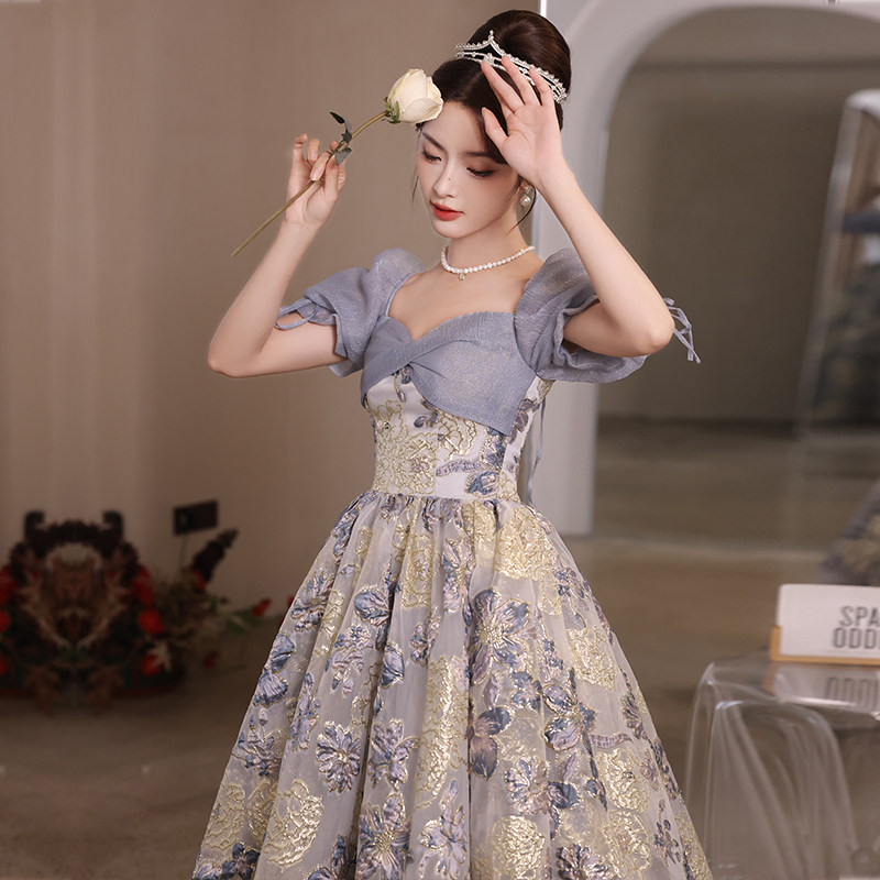 艺考礼服网纱礼服仙晚会图片