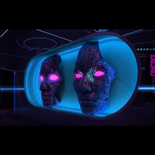 神秘感发光面具挂件装饰品酒吧KTV大型娱乐场所