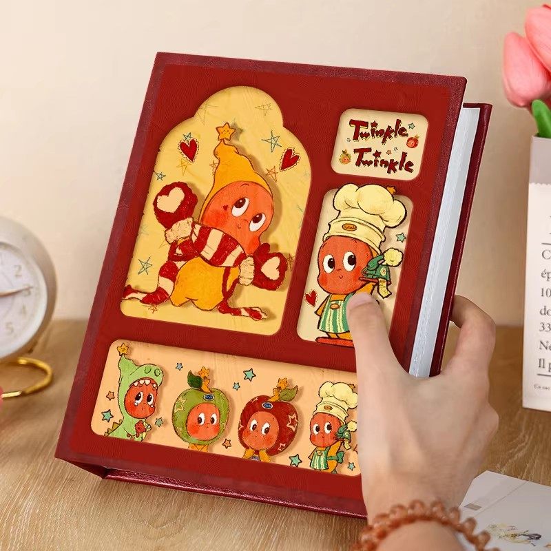 高级皮质相册本纪念册大容量家庭儿童插页相簿5寸6拍立得照片收纳