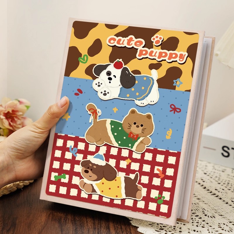 插页式卡通相册本情侣旅行3寸