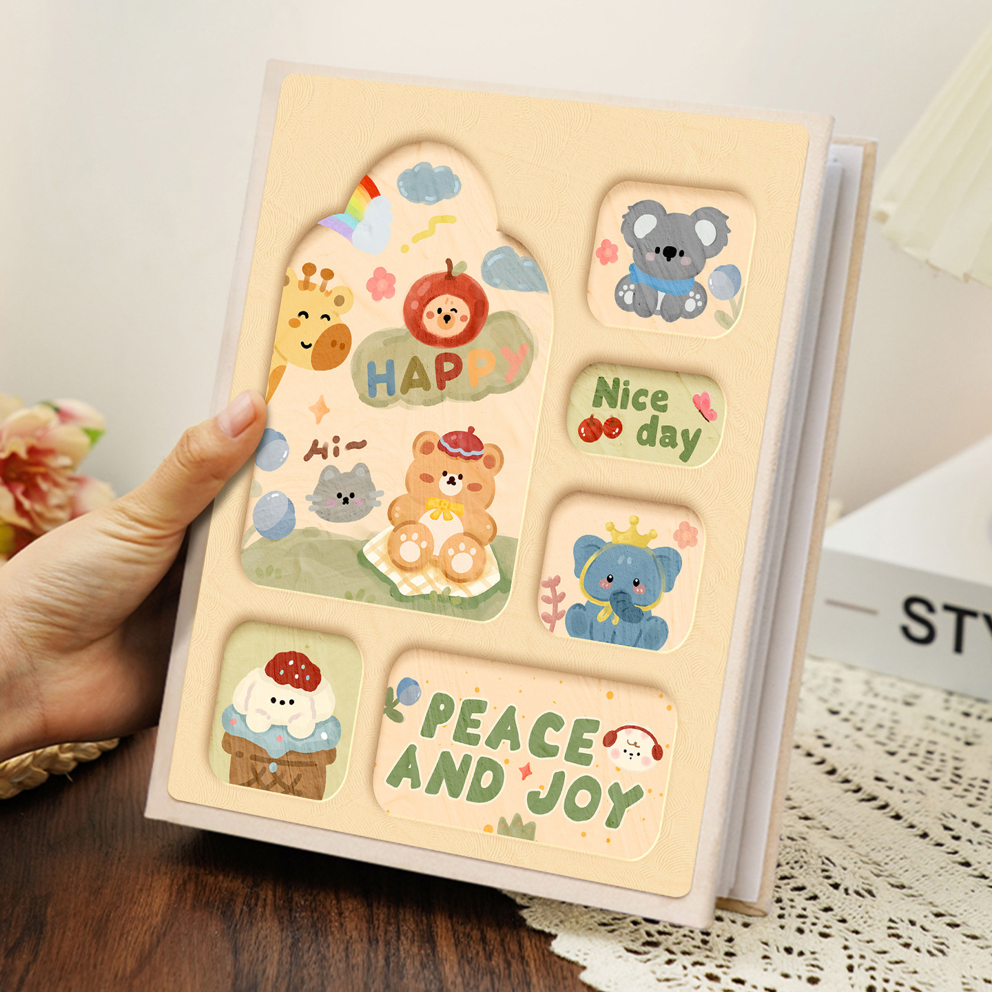 拍立得相册本纪念册5寸6寸78四五七3照片儿童家庭影集大容量收纳4