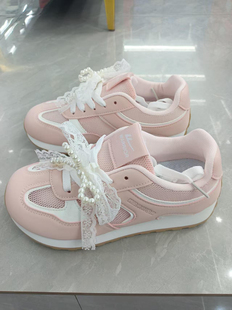 回力1927芭蕾德训鞋女2025新款厚底蕾丝老爹鞋百搭休闲鞋