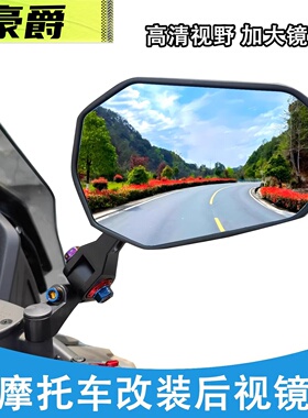 适用豪爵DL250/DL150改装后视镜驰骊GW250 DR160S DK反光镜倒车镜