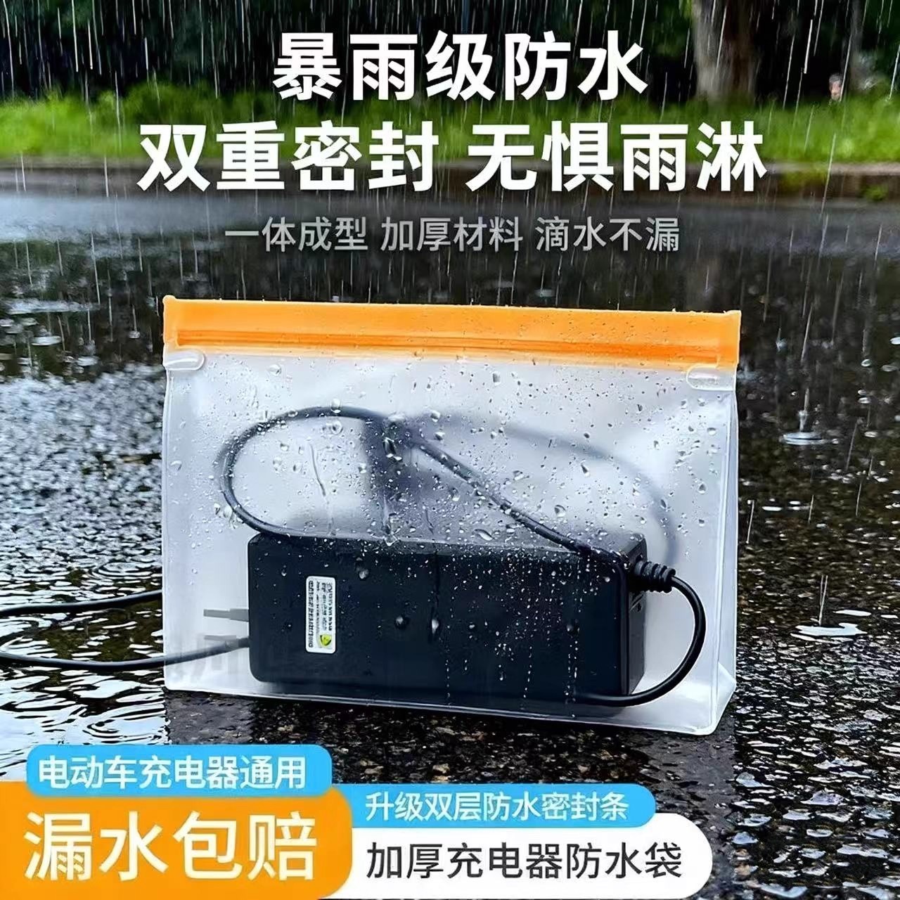 电动车充电器防雨袋电瓶自行车电