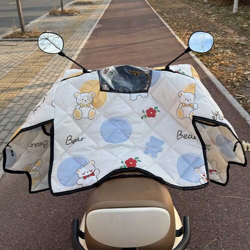 适用雅迪T35冠能6代一d专用挡风被-H防风被斗篷加厚一M防风罩冬季