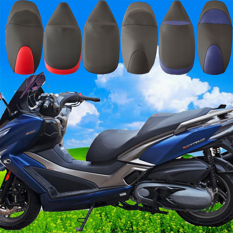 适用于光阳赛艇400s踏板摩托车xciting坐垫包防水加厚皮隔热透气