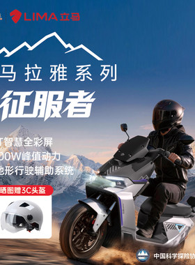 立马智能旗舰电动摩托车高速