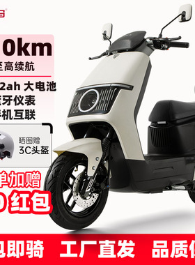 立马电动摩托车72v32ah电动车长续航代步电瓶车官方旗舰智能电车