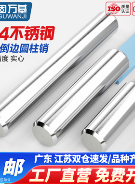 304不锈钢圆柱销加长款高精密定位销固定销轴实心销子销钉gb119