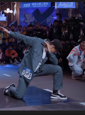 嘻哈街舞运动套装嘻哈情侣工装舞蹈定制街舞团队定制套装来图定制