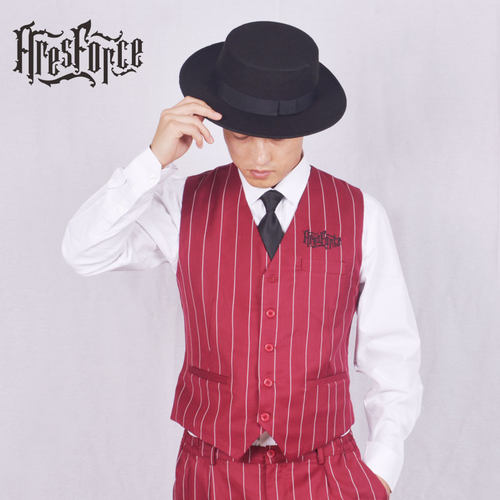 套装衣服马甲西服街舞演出服