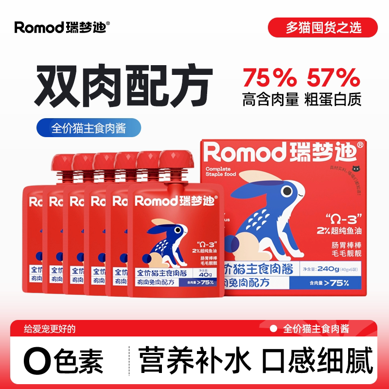 猫零食瑞梦迪猫咪发腮增肥发腮图片
