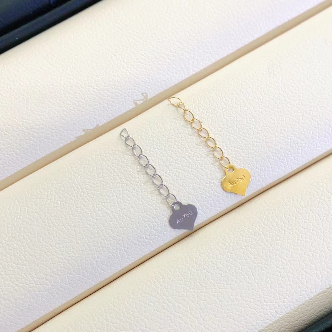 18K金珍珠手链珍珠项链配件尾链