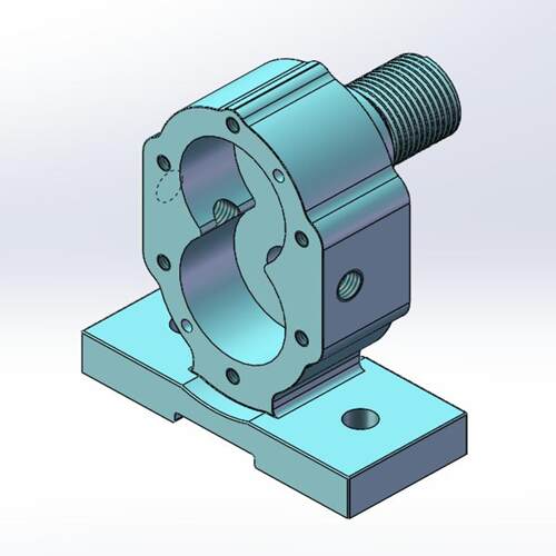 逆向建模3d零件测绘solidworks代画二维工程图CAD绘图CAXA代画