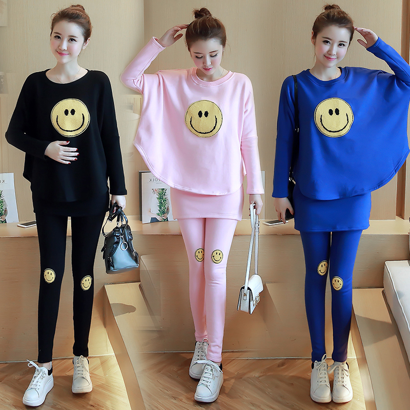 孕妇装秋装套装时尚款 潮妈怀孕衣服洋气 小个子宽松秋冬款两件套|msdalam kategori Bekalan Ibu / Ibu / Pemakanan, bersalin, menetapkan - dari Buy2taobao.com untuk memberikan perkhidmatan ejen Taobao profesional membeli