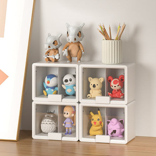 桌面手办潮玩整理收纳盒