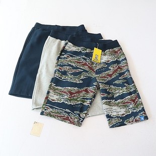 百搭五分裤 春秋季 棉松紧腰迷彩宽松休闲青年时尚 男加绒卫裤 新品