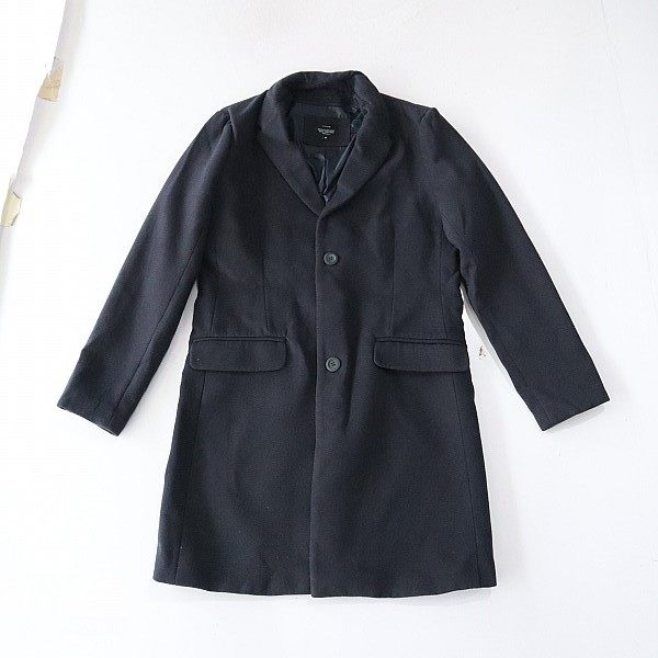 春秋季男中长款长袖呢外套西服领两粒扣修身后开叉时尚百搭大衣D1,男装,毛呢大衣,淘宝优惠券,粉丝福利购,淘宝优惠卷