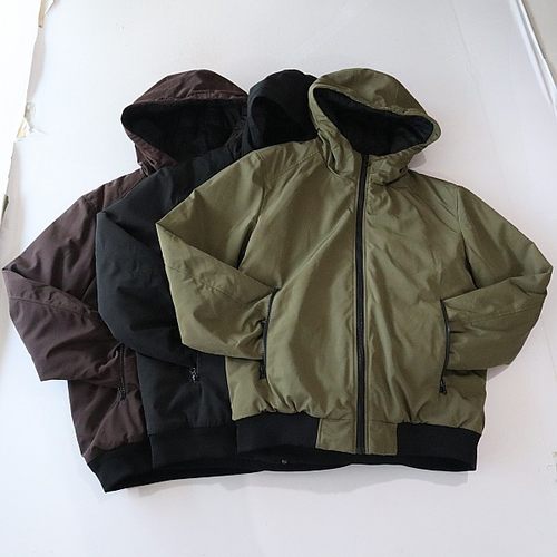 秋冬新品男长袖夹克棉服外套连帽拉链宽松休闲青年薄款棉衣X15