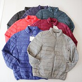 长袖 秋冬季 男女同款 羽绒服外套立领拉链宽松休闲轻薄保暖棉服D3