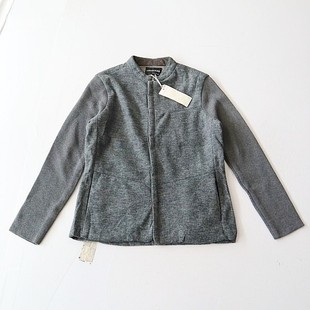 拼接时尚 夹克外套立领纽扣修身 百搭上衣C8M 男长袖 春秋季