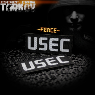 包邮爬离塔科夫周边 现货 IR反光阵营臂章 USEC BEAR徽章