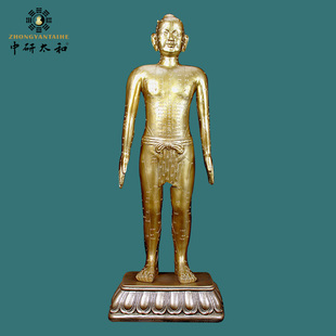 仿古针灸铜人经络针灸人体穴位模型超清晰刻字医院软装摆件