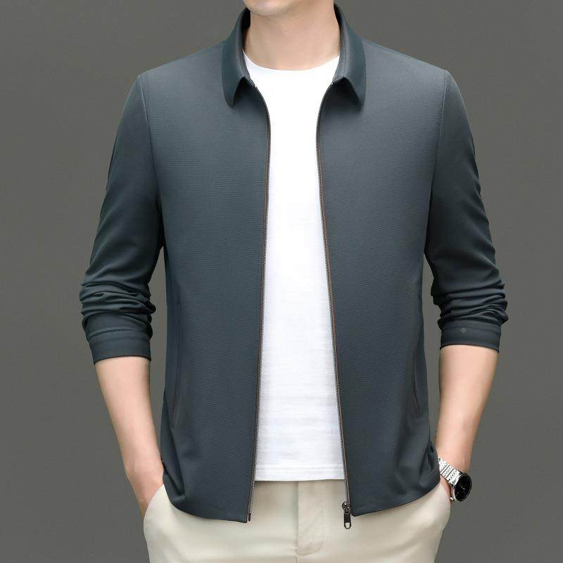 新款高档秋套季夹薄克男春式外休闲中年纯色翻领夹克爸爸8785-L2,户外/登山/野营/旅行用品,其他户外服装,淘宝优惠券,粉丝福利购,淘宝优惠卷