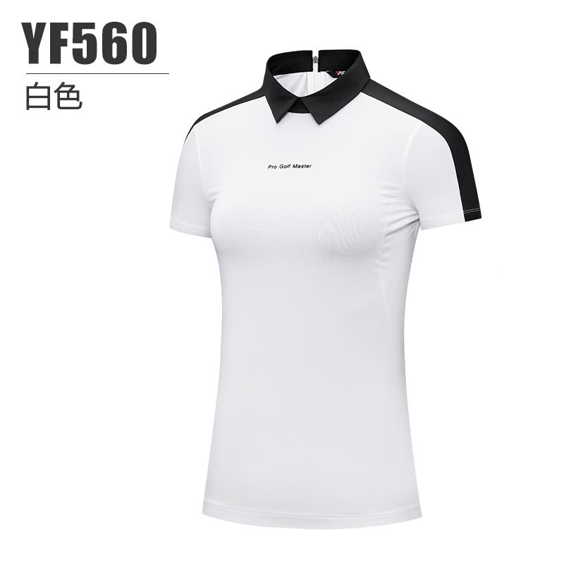 女夫高YF560尔款服装女士夏季短袖恤新运动功能面料装显瘦衣服