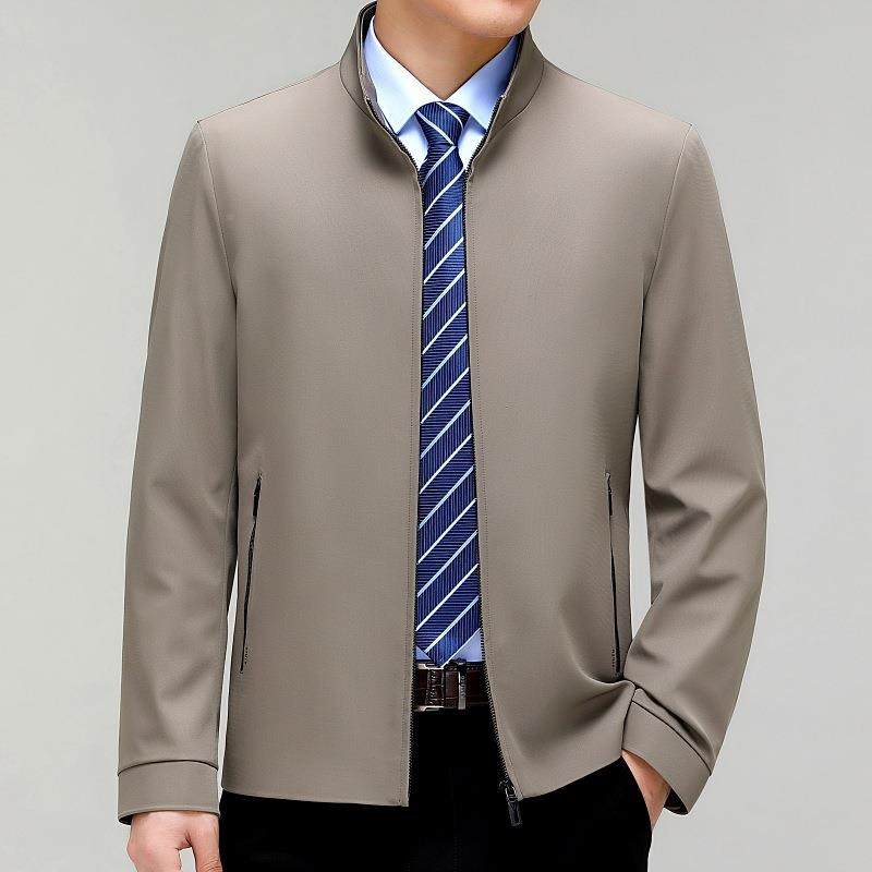 新款桑蚕丝士装夹克男秋季商务208-G-S8休闲中茄年爸爸克衫免烫男,户外/登山/野营/旅行用品,其他户外服装,淘宝优惠券,粉丝福利购,淘宝优惠卷