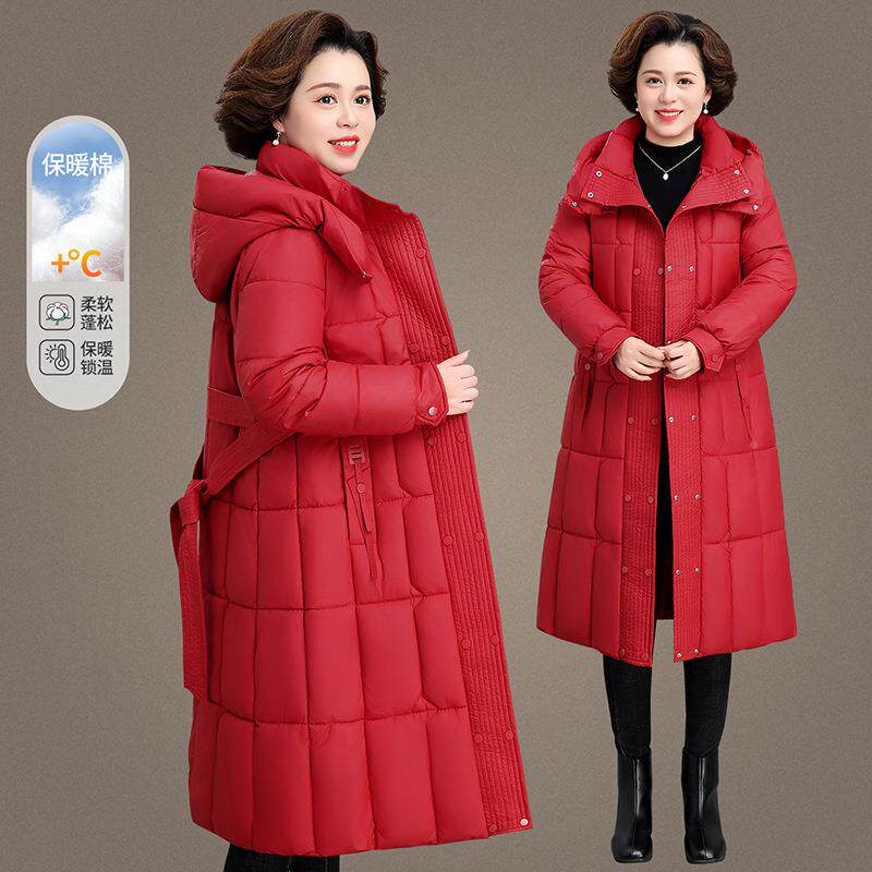 新款妈洋妈冬装气外套棉服中年妇女显988548老年年轻贵夫人中女气