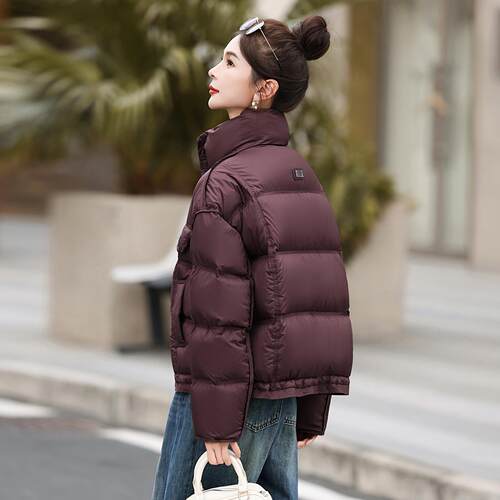 YF2675-1软糯泡芙羽绒洋服冬季款时尚气松宽超好看面新包服外套
