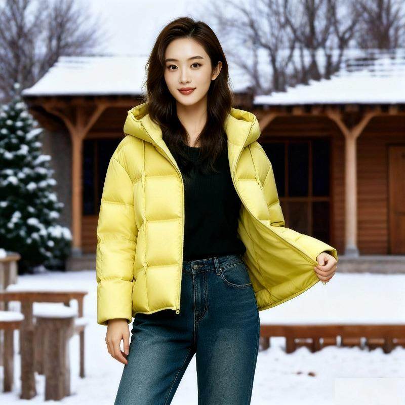 新款连帽短款羽服女白绒冬装保上暖外套宽松绒面包加2418厚款鸭衣,女装/女士精品,羽绒服,淘宝优惠券,粉丝福利购,淘宝优惠卷