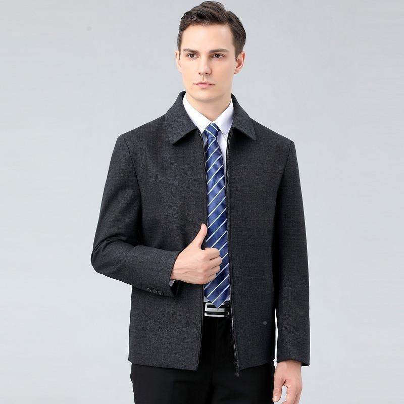 春秋季毛夹克羊男衫年中年商务休/A2-05A闲外中老领宽松茄克,户外/登山/野营/旅行用品,其他户外服装,淘宝优惠券,粉丝福利购,淘宝优惠卷