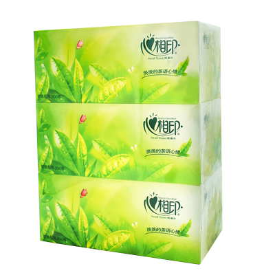 心相印茶语2层3盒办公室抽纸