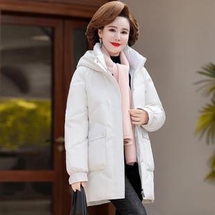 加厚中老人服休年闲冬209装 妈羽绒女士中长款 保暖 妈大码 新款