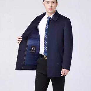 羊绒保 OP胆夹克羊绒大商务休闲正装 衣新外款 暖秋冬男羽绒内88706