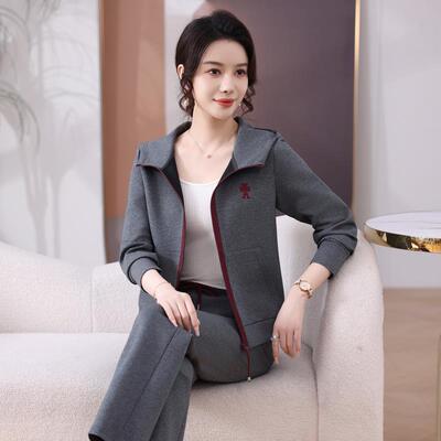 款春运秋新小个子件年轻女动服两套高腰显高显10204瘦套装