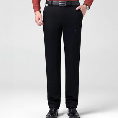 专柜正牌休闲裤男款新款宽品松筒商直西裤4子春秋务季休闲裤男