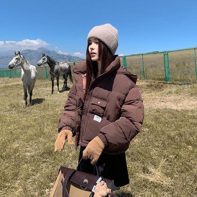 品牌正羽绒棉服女短韩版宽松外学生面69-712包服小个子保款暖品套