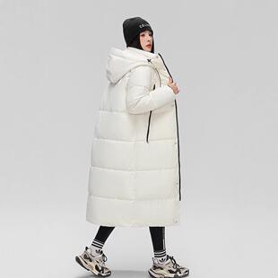 羽棉服膝外套女冬款绒连帽加厚中长衣款面包服棉过棉9906袄潮