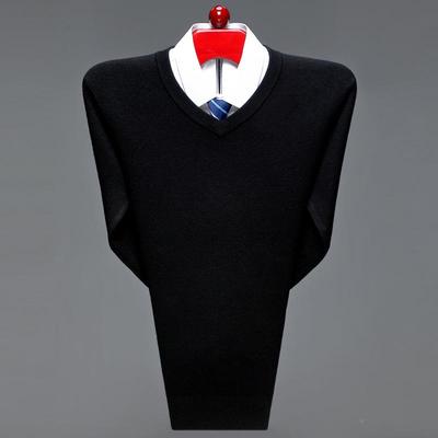 青中年男士羊绒衫商6-169-BN务领休闲冬时尚加厚季款套头针织羊毛