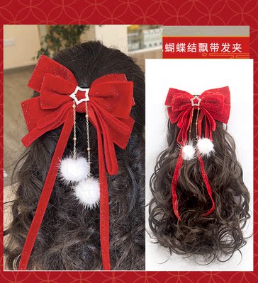 造型可爱新款小孩自然马尾假发