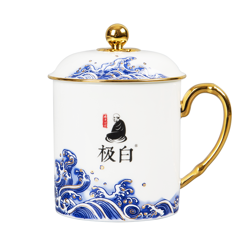 铂金马克杯陶瓷极白礼品