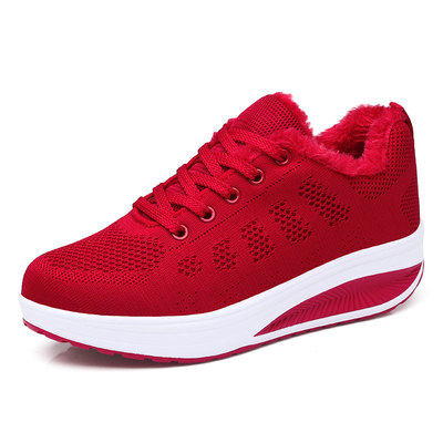 中国梦之队冬季加厚加绒保暖棉鞋