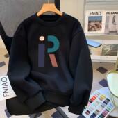 潮牌圆领卫衣男士 秋季 新款 美式 ins潮流宽松休闲百搭长袖 上衣外套