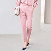 通勤简约气质修身 时尚 毛呢西装 裤 8C33K3252 歌蒂诗春季 女 专柜新款