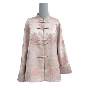 立领直筒外套女 歌蒂诗2026专柜春季 气质新中式 时尚 8G10W7807 新款